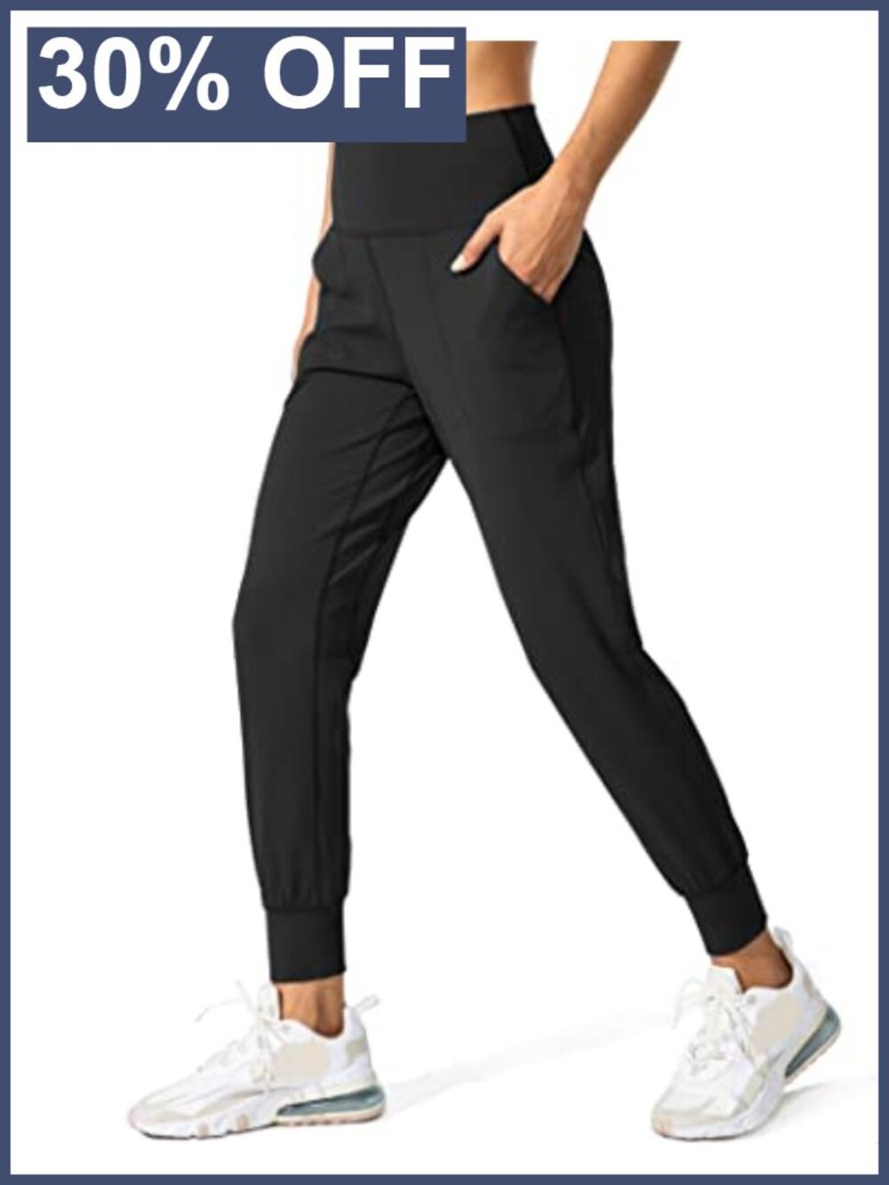 High Waisted Joggers with Pockets Loose Leggings Yoga Workout Lounge Pants